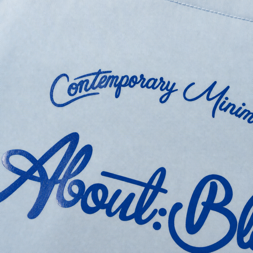 Blank Off Supply Ice Blue Bowling Shirt
