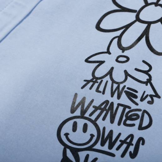 Everything Off Supply Ice Blue Shirt