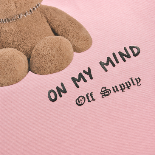 Off Supply Bear On My Mind Classic Pink T-shirt