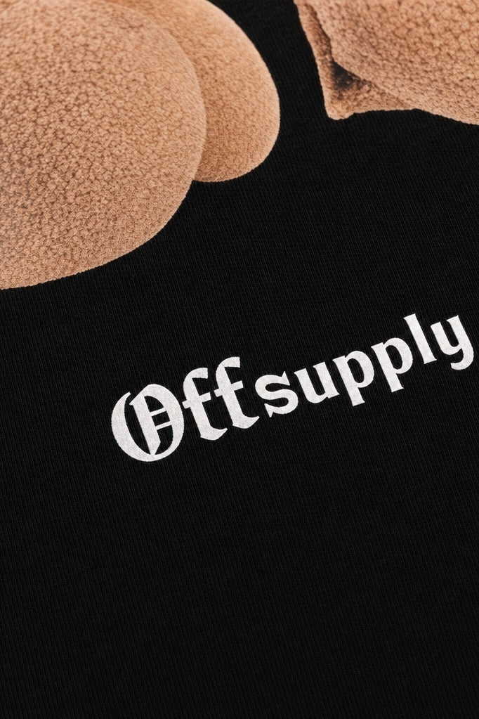 Close-up fabric detail - Off Supply Broken Bear Classic T-shirt
