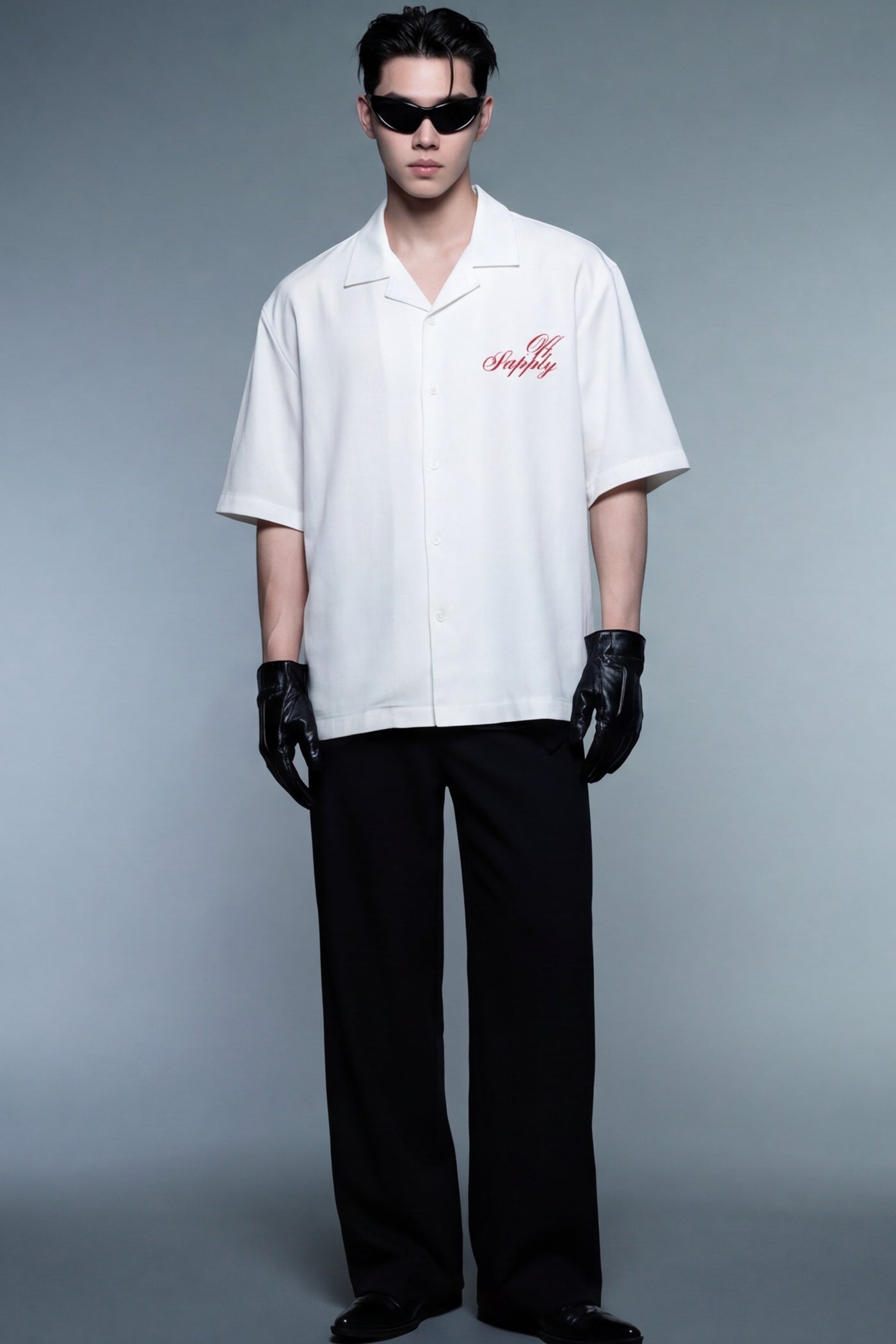 off-supply-blessed-child-bowling-shirt-white model front