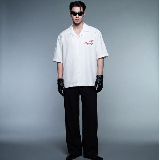 Off Supply Blessed Child Bowling Shirt - White