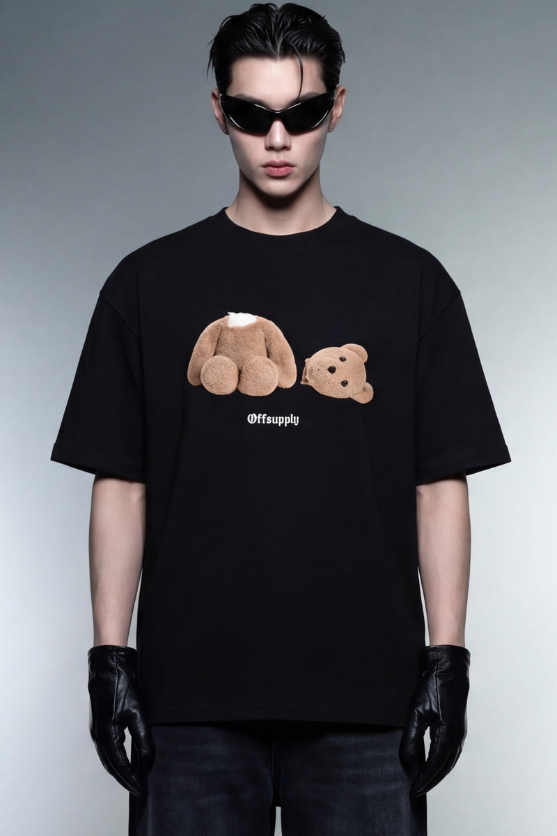 off-supply-broken-bear-classic-t-shirt model front