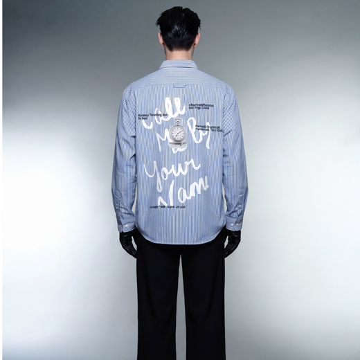 Off Supply Call Me By Your Name Blue Shirt