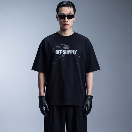 Off Supply Chaos Creates Truth T-shirt Black