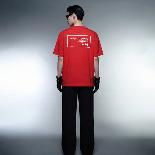Off supply From another POV red t-shirt