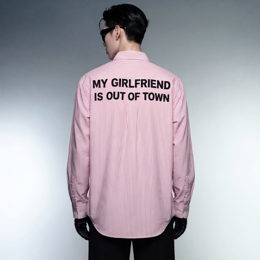 Off Supply My girlfriend is out of town Shirt (Pink)