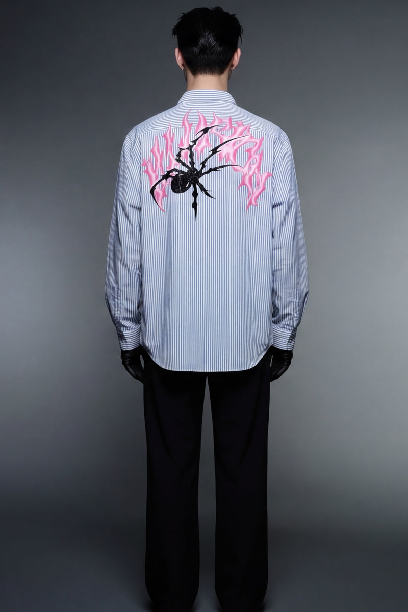 off-supply-line-up-pink-striped-shirt-2 model back