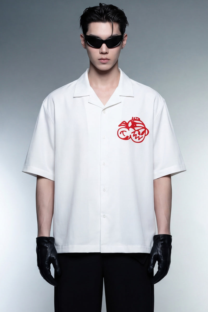 off-supply-rogue-club-ice-blue-bowling-shirt-2 model front