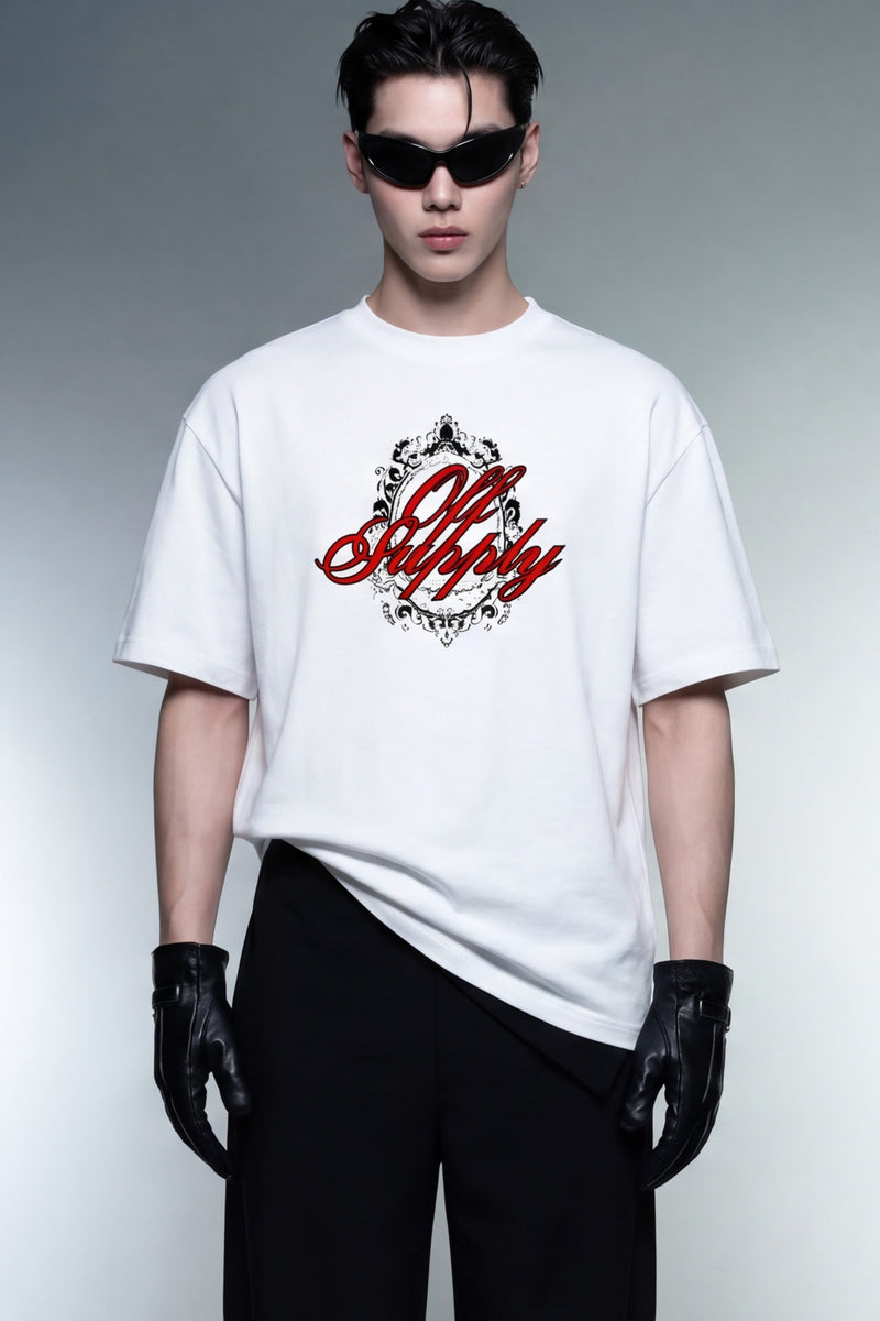 off-supply-royal-heritage-t-shirt-white model front