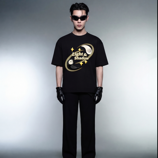 Off supply Shadow Orbit T-Shirt Black