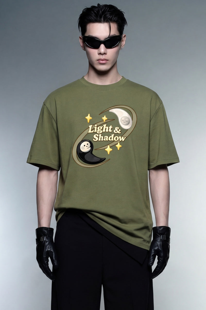off-supply-shadow-orbit-t-shirt-olive model front