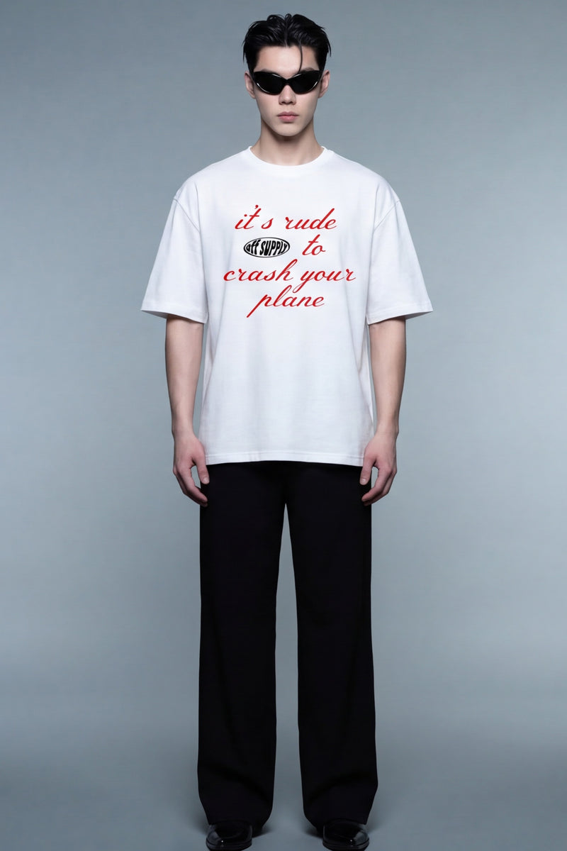 off-supply-social-gravity-t-shirt-white model front