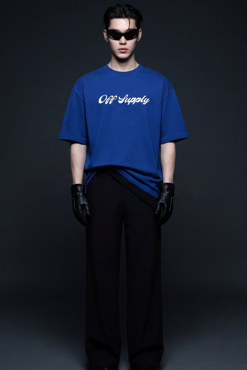 off-supply-the-magnitude-tee-blue model front