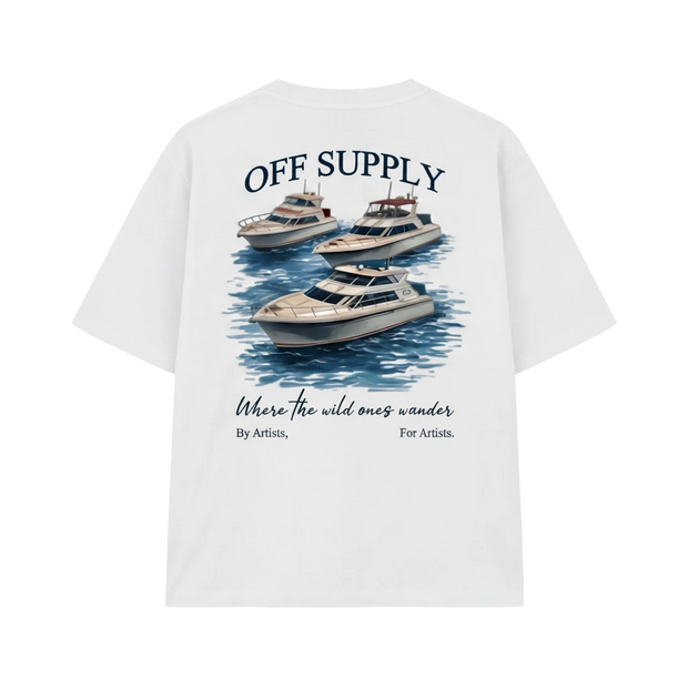 Off Supply Wanderes Yacht T-shirt White