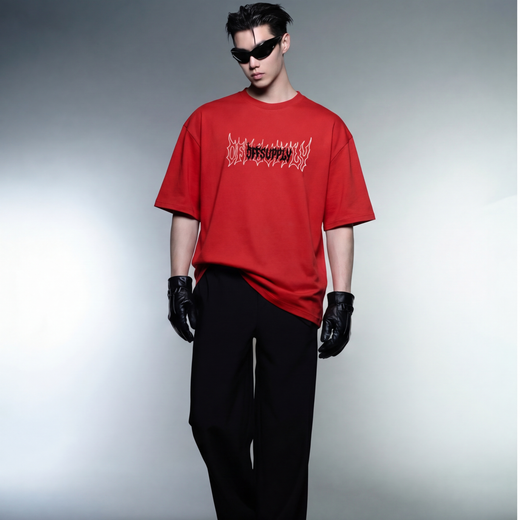 RED FLAME TSHIRT
