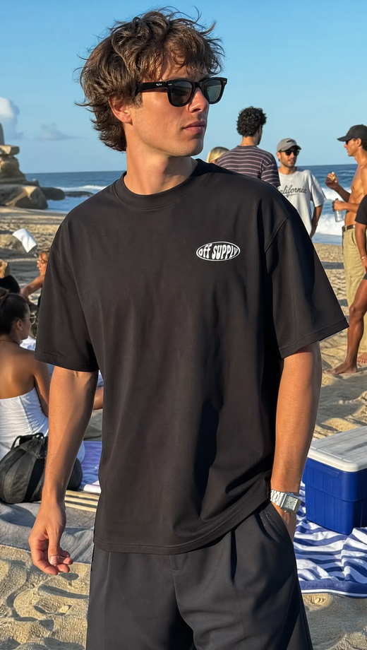 Off Supply Classic Core Black T-shirt