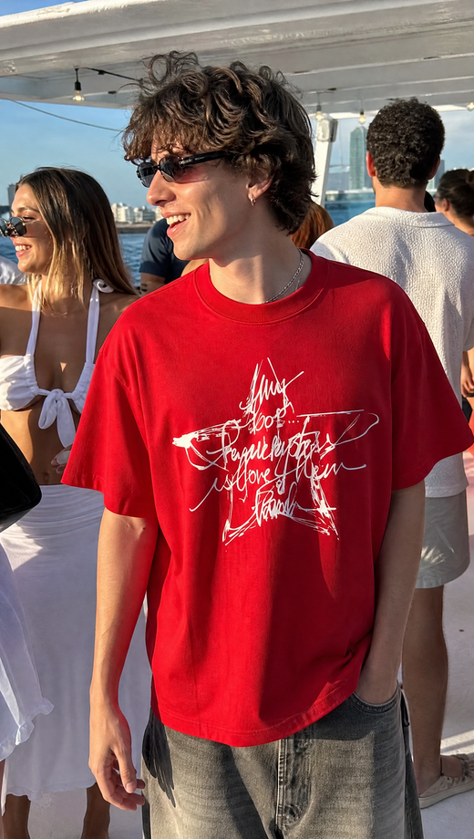 Off Supply Raw Scribble Statement T-shirt
