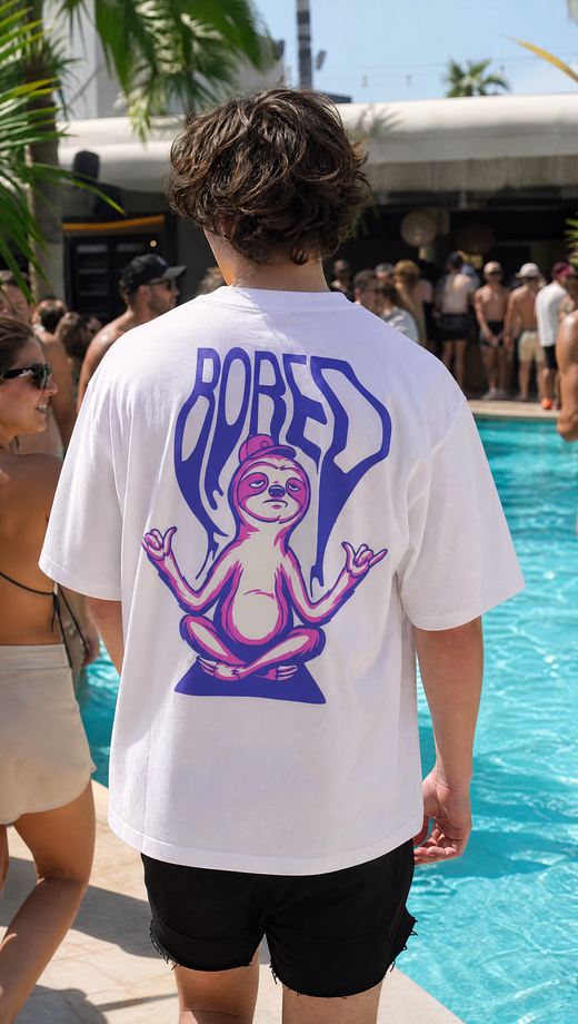 Off supply Bored white t-shirt