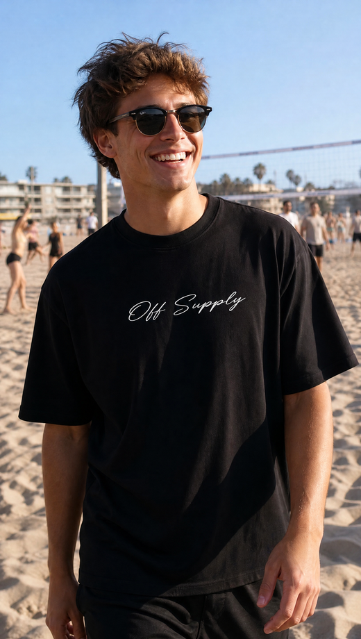 Off supply People of Culture Black t-shirt