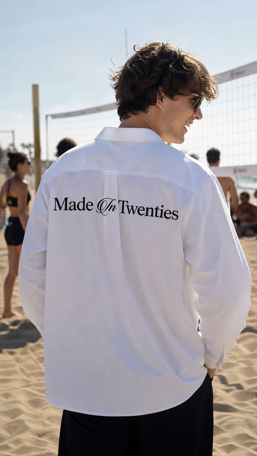 Twenties Off Supply White Shirt