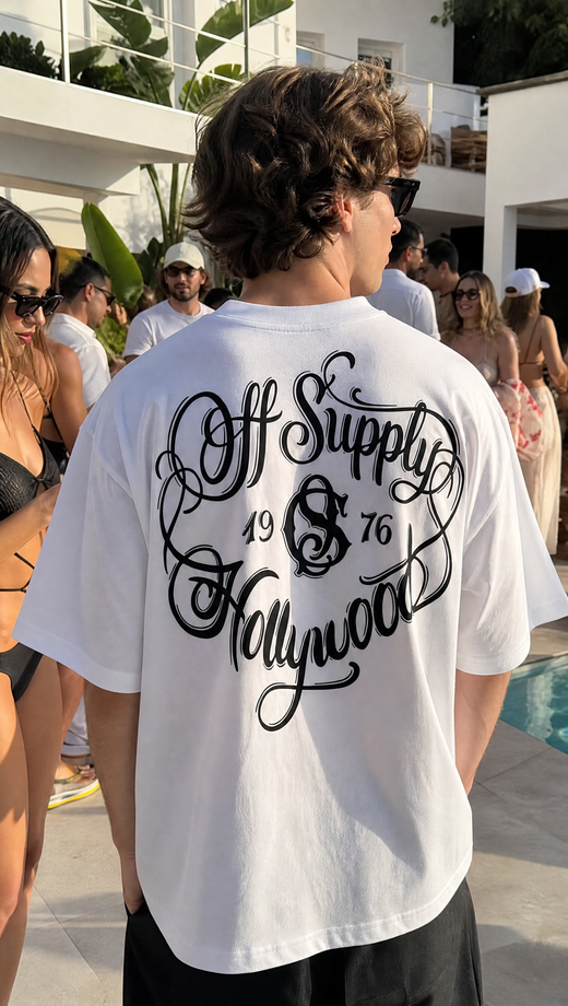 Off Supply Hollywood Script Classic T-shirt