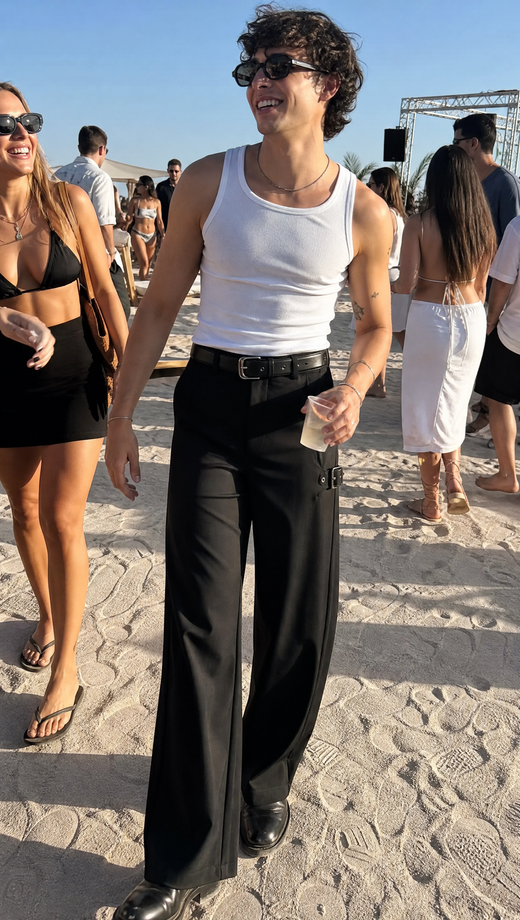 Off Supply Silent Statement Pants