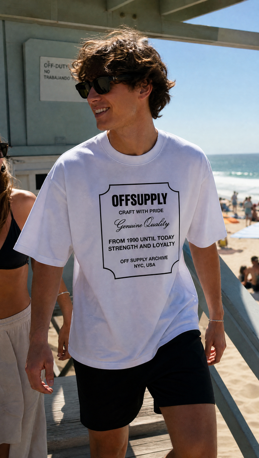 Off Supply Genuine Premium Quality Stamp T-shirt