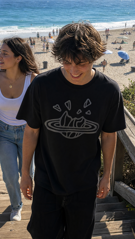 Off Supply Off-Axis Tee - Black