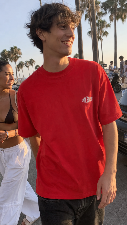 Off supply Pixel Warrior Red T-shirt