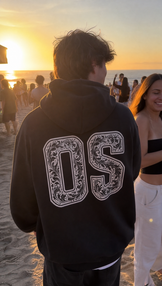 Off supply OS black hoodie