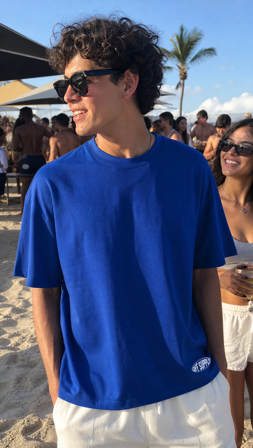 Off supply Always In Motion Blue T-shirt