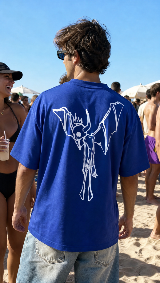 Off supply Bat soul blue t-shirt