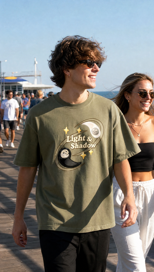 Off supply Shadow Orbit T-Shirt Olive