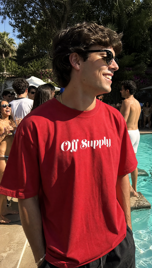 Off Supply Be My Supply T-shirt Red