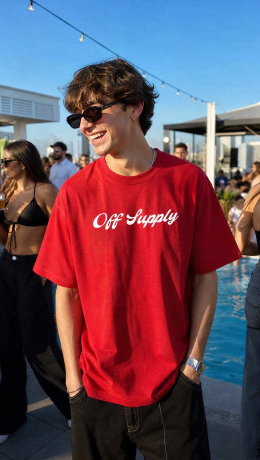 Off Supply - The Magnitude Tee Red