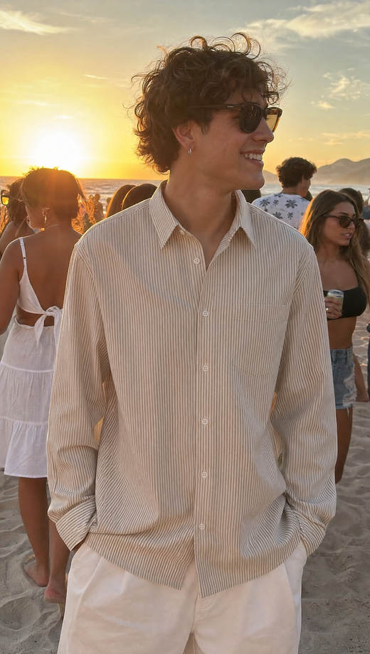 Off Supply Still You Beige Shirt