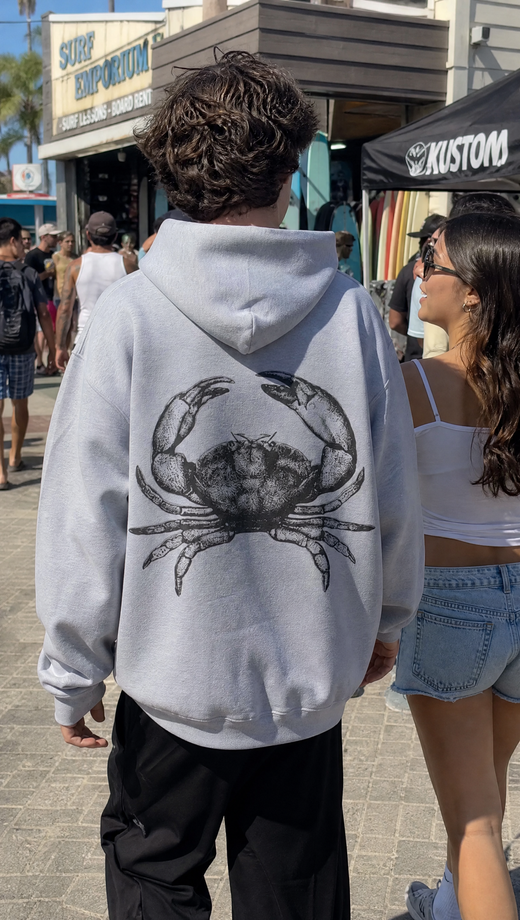 Off supply The crab grey Hoodie