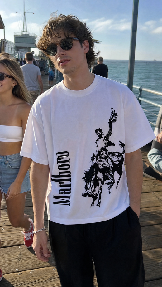 Off Supply Marlboro Rider Archive Statement T-shirt
