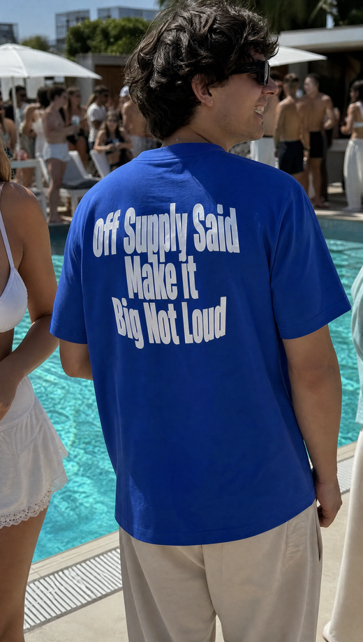 Off Supply - The Magnitude Tee Blue