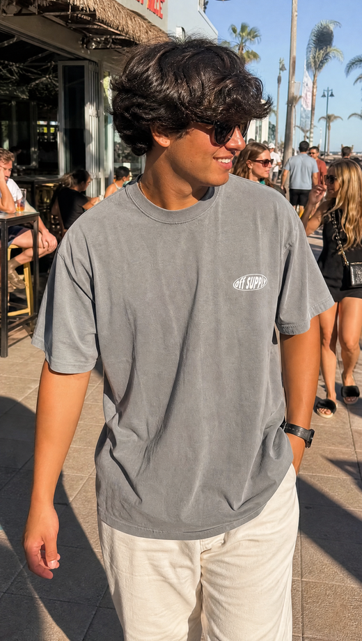 Off supply Pixel Warrior Grey T-shirt