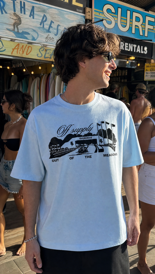 Off Supply Out Of The Meadows Classic T-shirt Ice Blue