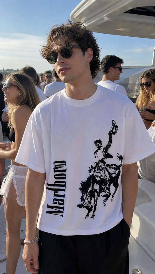 Off Supply Marlboro Rider Archive Statement T-shirt