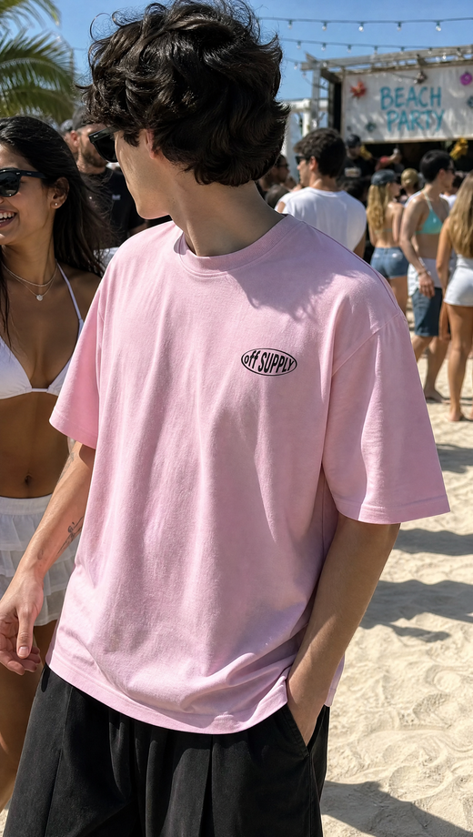 Off supply The crab pink t-shirt