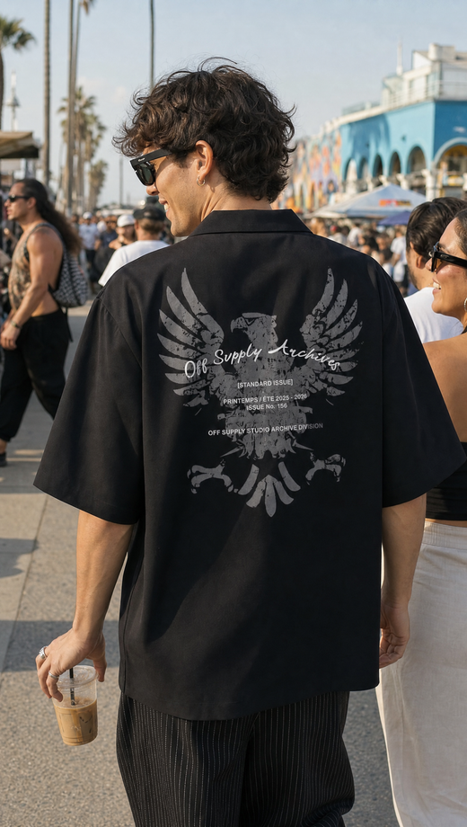 Off Supply Archives 156 Black Bowling Shirt