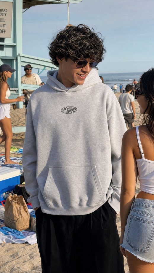 Off supply The crab grey Hoodie