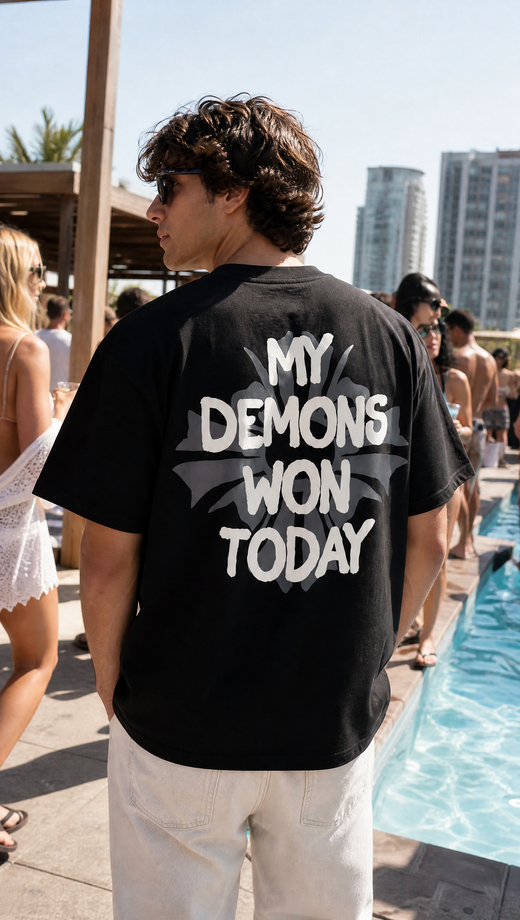 Off supply Demons Black T-shirt