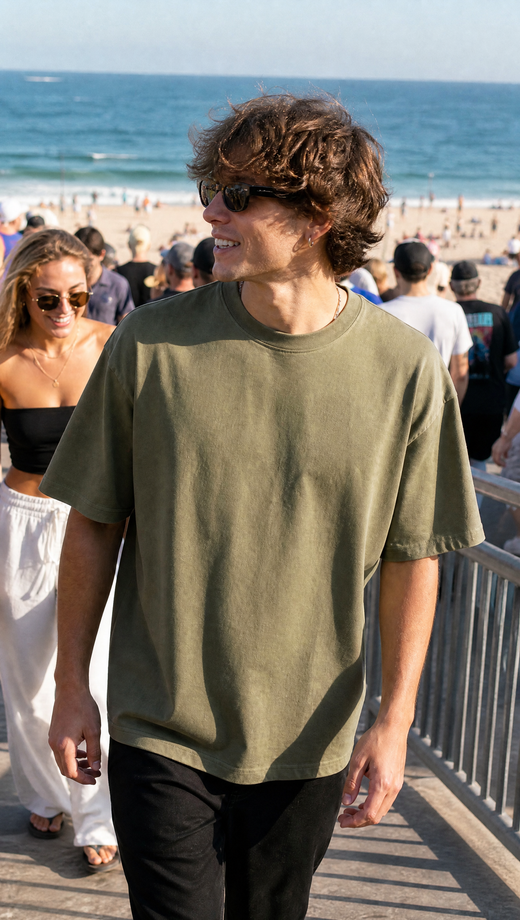 Off supply Shadow Orbit T-Shirt Olive