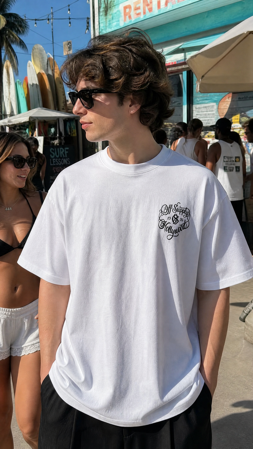 Off Supply Hollywood Script Classic T-shirt