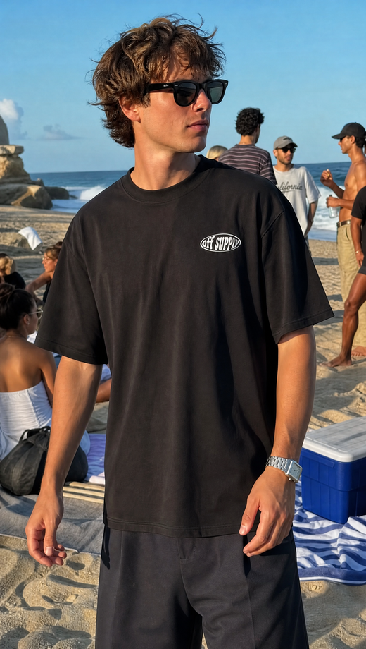 Off Supply Classic Core Black T-shirt